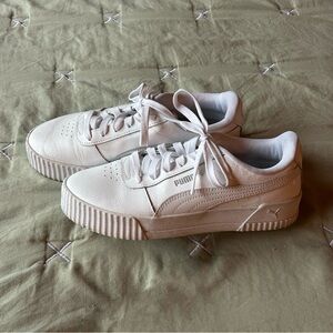 PUMA White Carina Sneakers W 7.5
